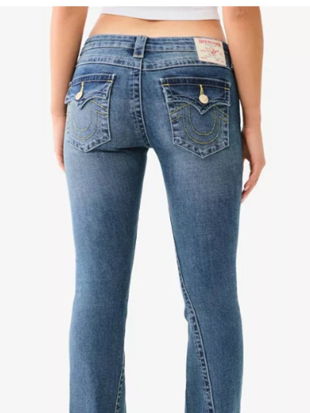 True Religion Joey low-rise flare jeans size 29